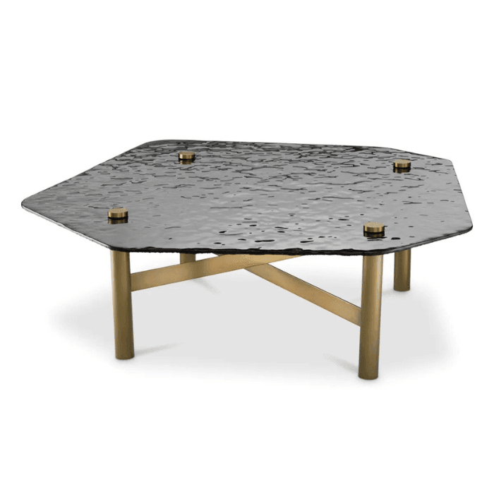 Cortes glass coffee table