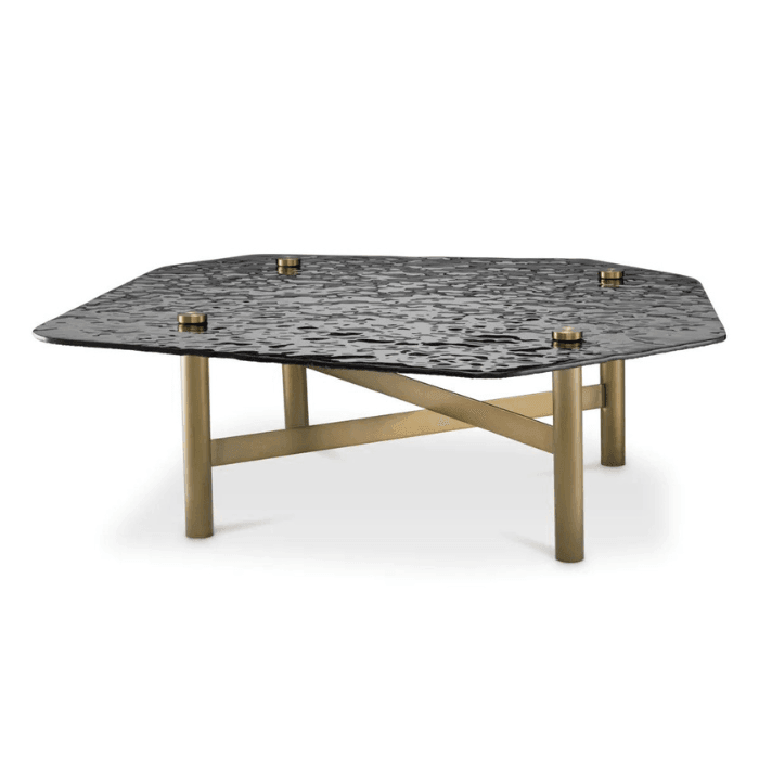 Cortes glass coffee table