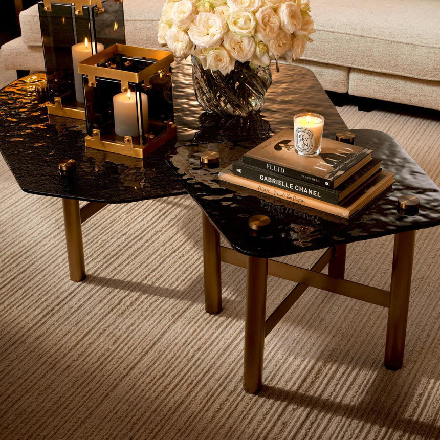 Cortes glass coffee table