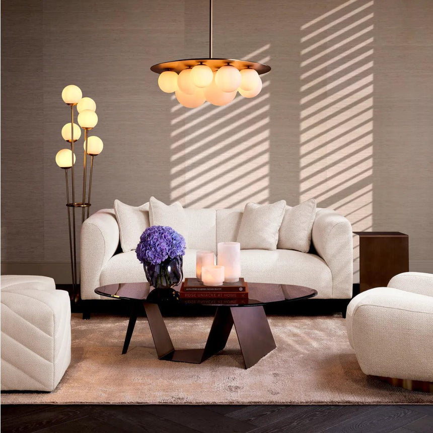 Corso 3-seater fabric sofa