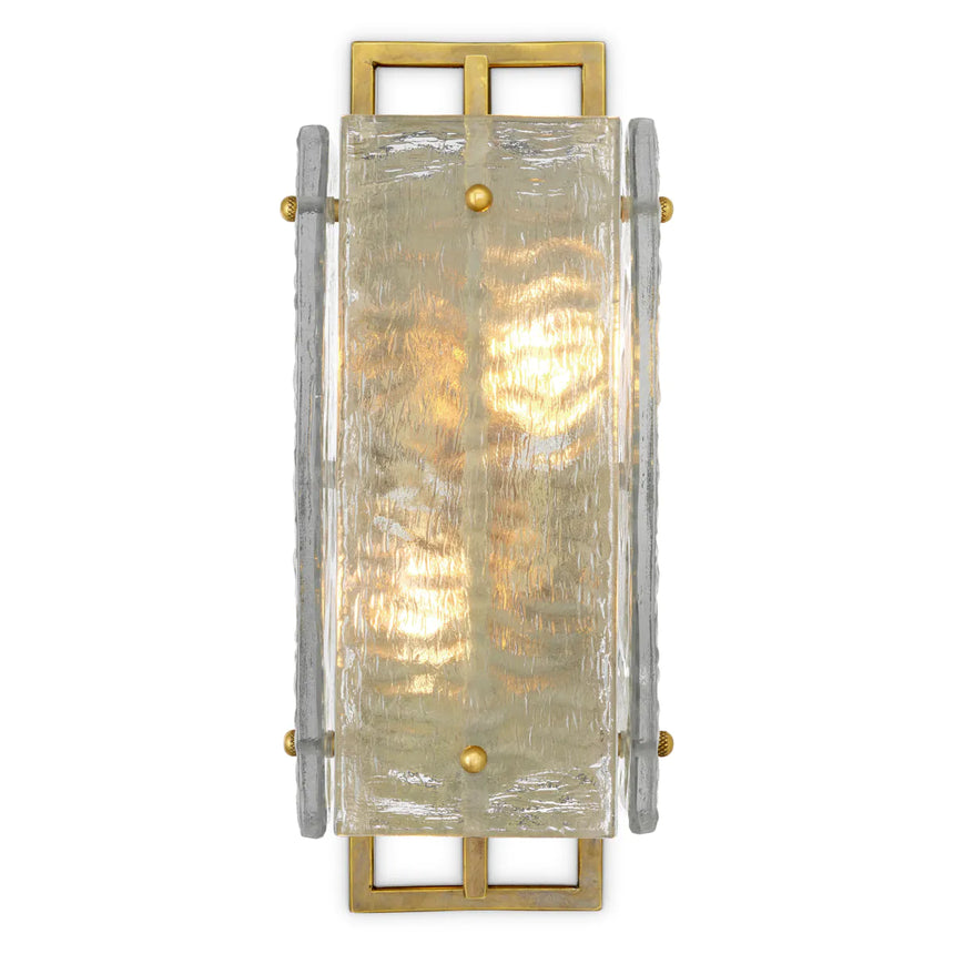 Luciene glass wall lamp