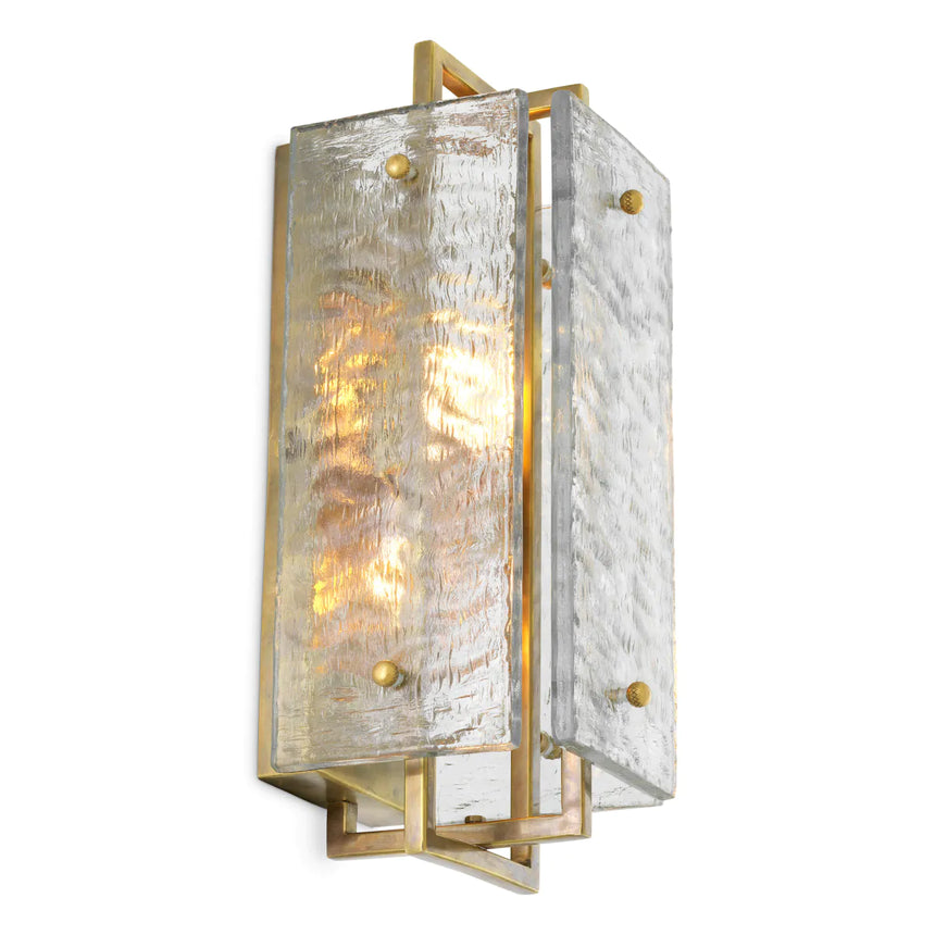 Luciene glass wall lamp