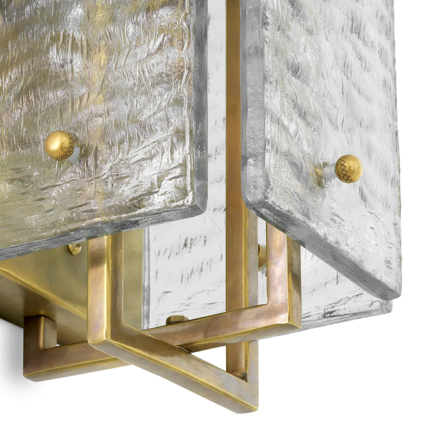 Luciene glass wall lamp