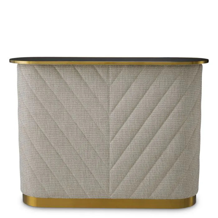 Matthew bárpult– Luxus bársony és szálcsiszolt sárgaréz