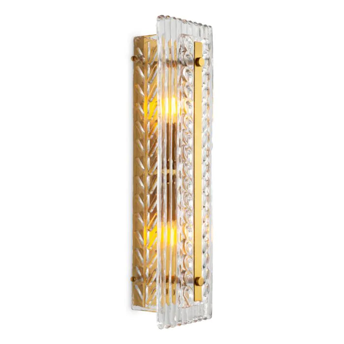 Luciene glass wall lamp