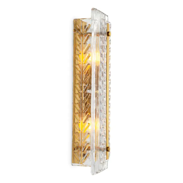 Luciene glass wall lamp