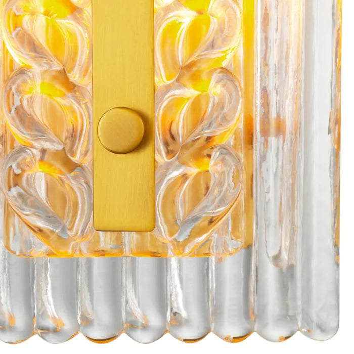 Luciene glass wall lamp