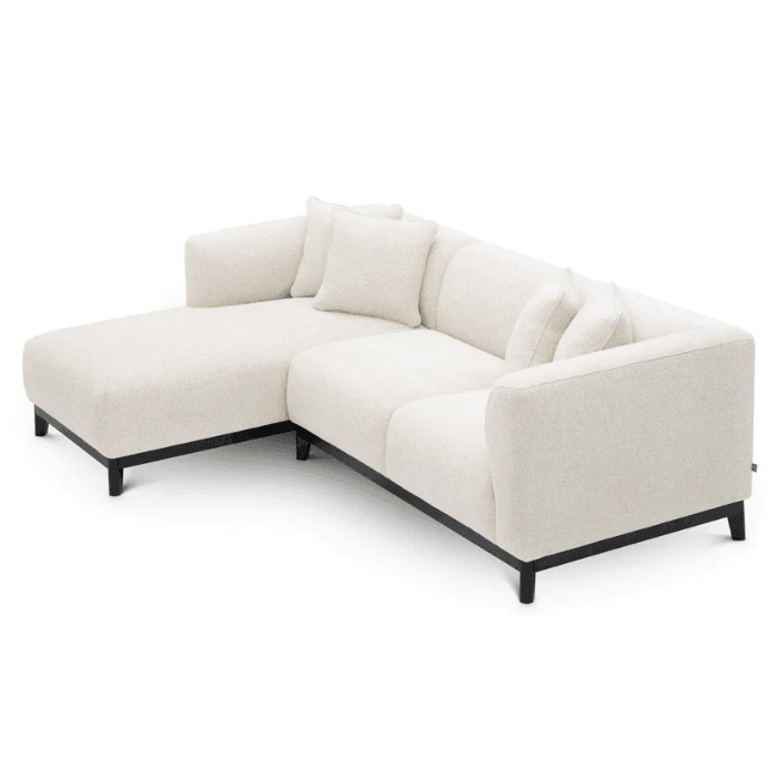 Corso fabric sofa left
