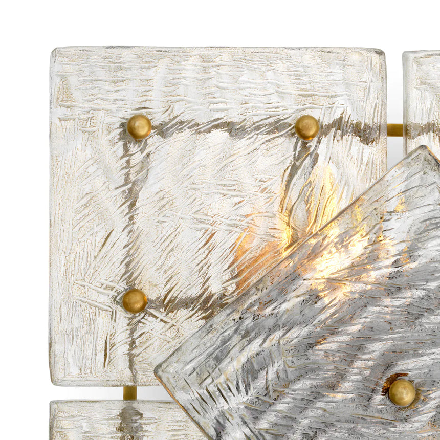 Luciene glass wall lamp