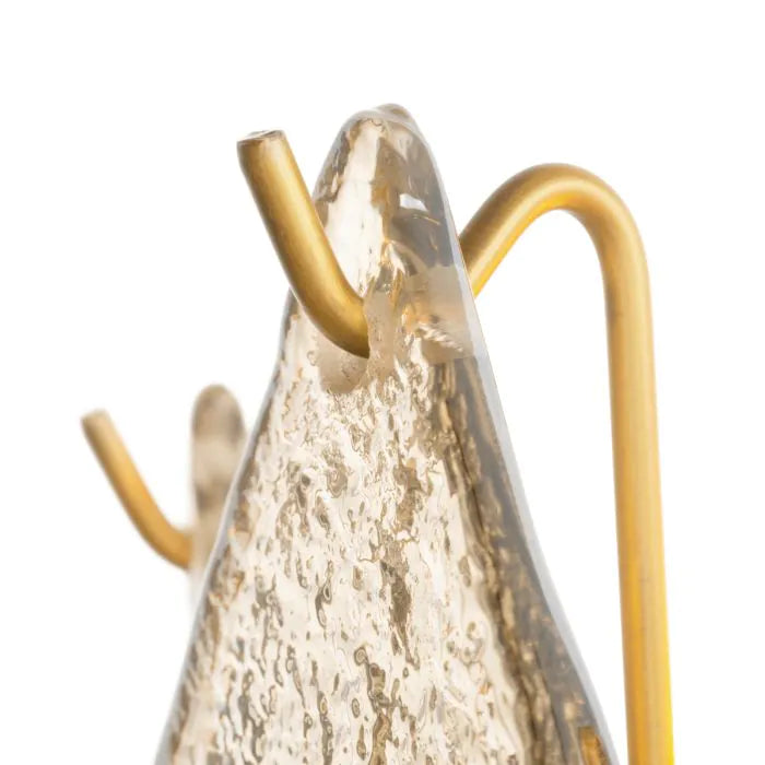 Rhombus glass wall lamp