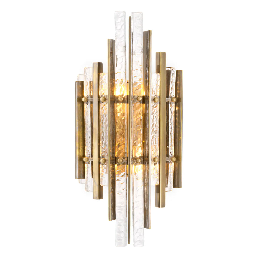 Luciene glass wall lamp