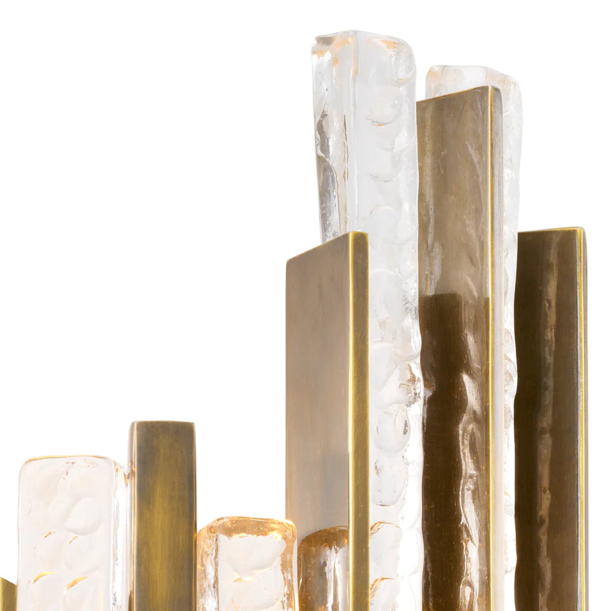 Luciene glass wall lamp