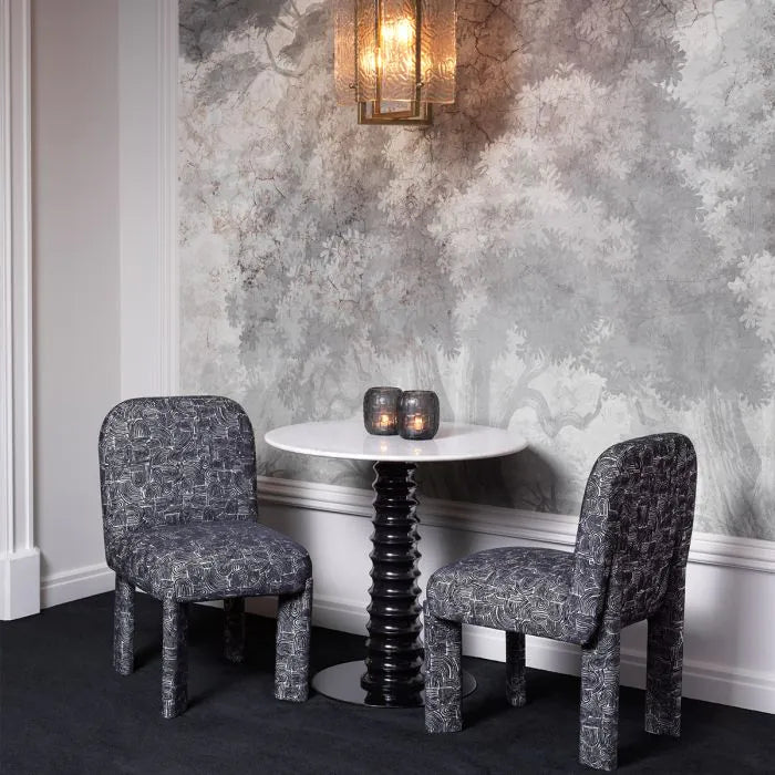 Jasper round metal flower pot medium