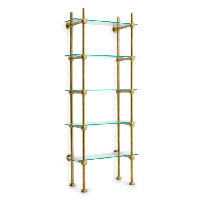 Jasper round metal flower pot medium