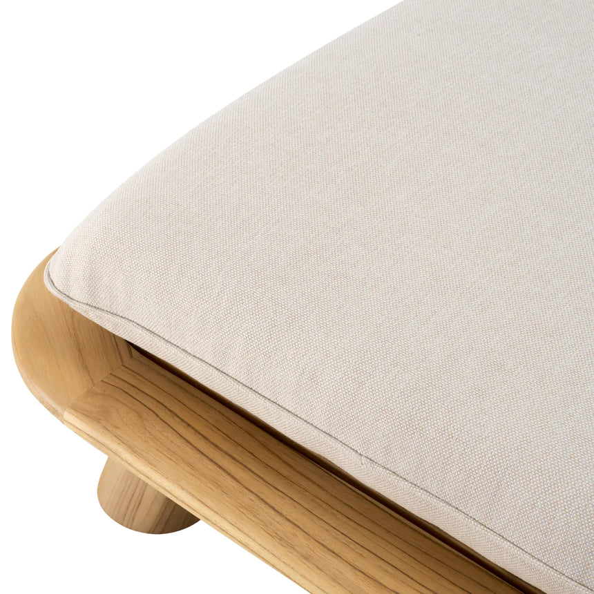 Weston wooden sun lounger