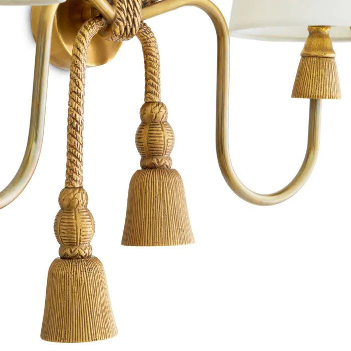 Jasper round metal flower pot medium