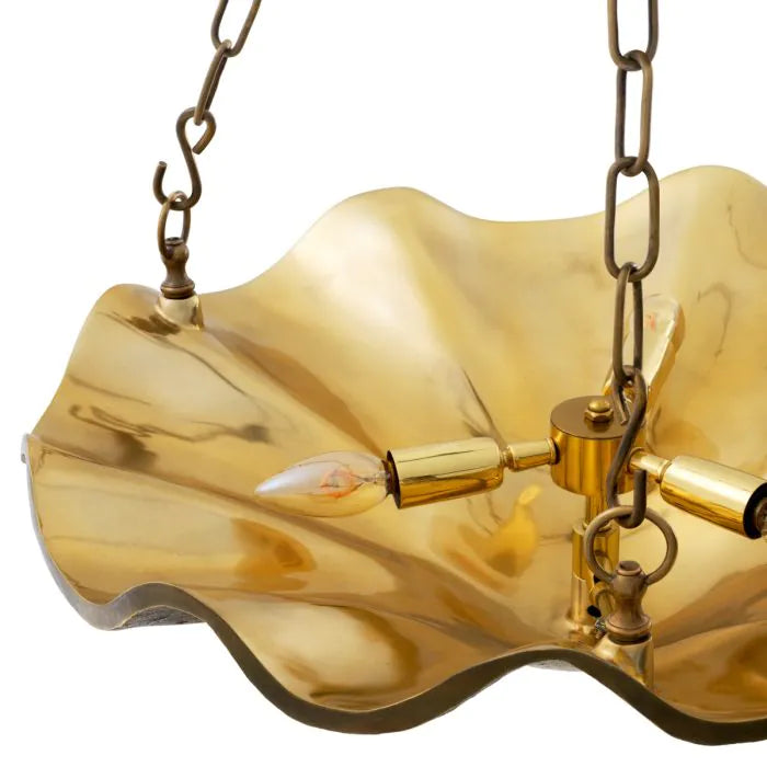 Jasper round metal flower pot medium