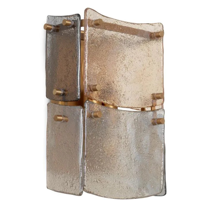 Laurent üveg falilámpa