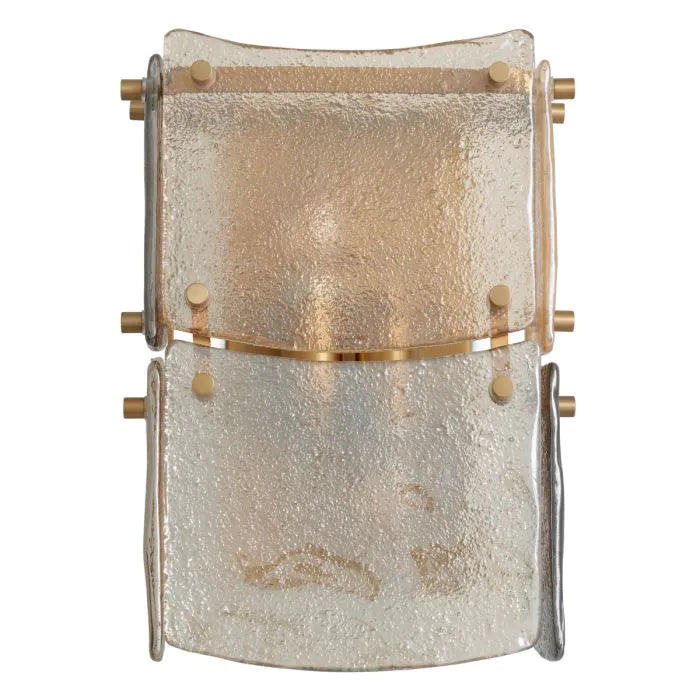 Laurent üveg falilámpa