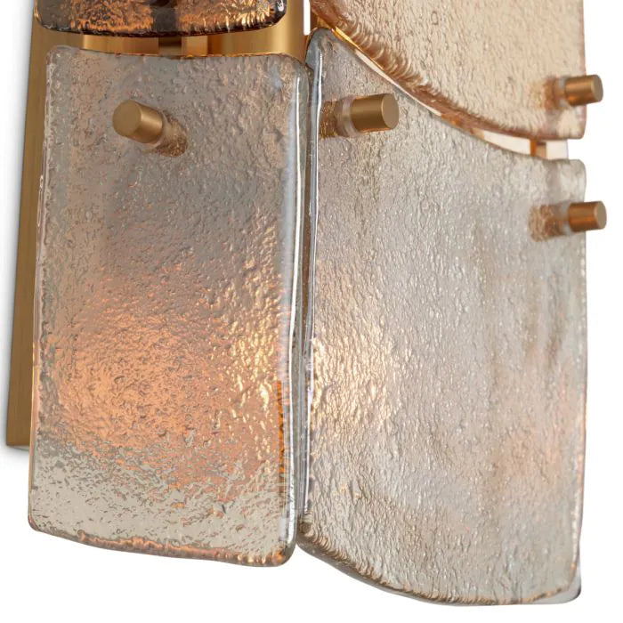 Laurent üveg falilámpa