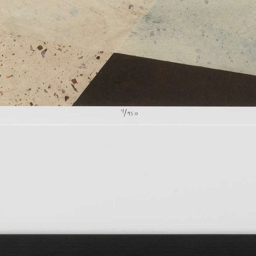 Print Creased Umber design wall art set