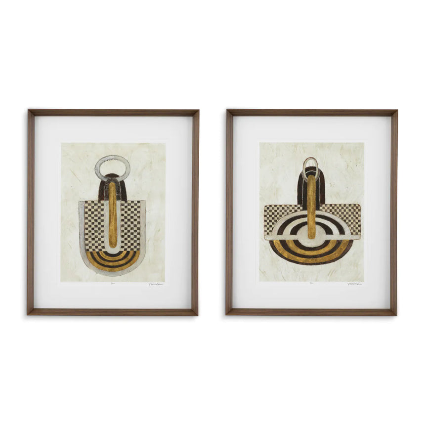 Print Objet d'Art design wall picture set
