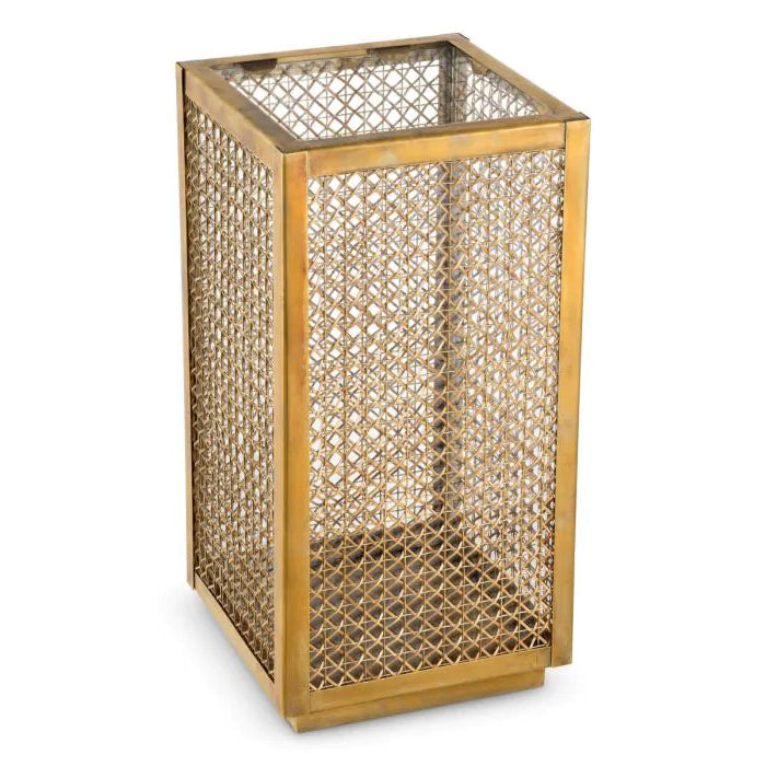 Jasper round metal flower pot medium