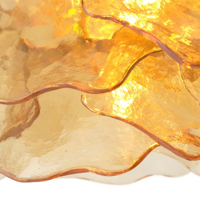 Jasper round metal flower pot medium