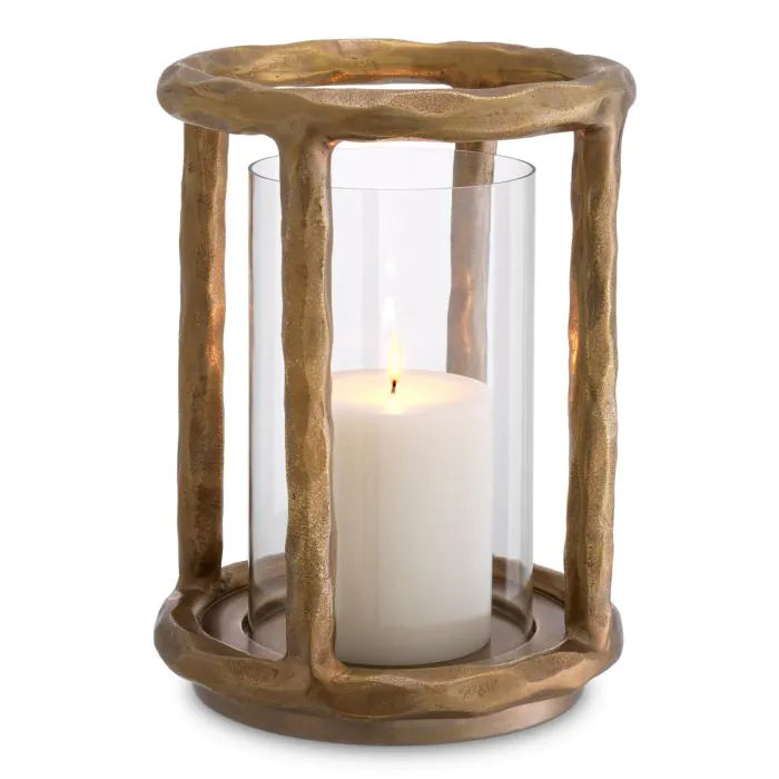 Jasper round metal flower pot medium