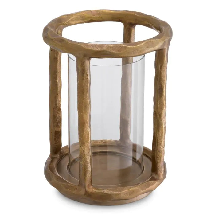 Jasper round metal flower pot medium