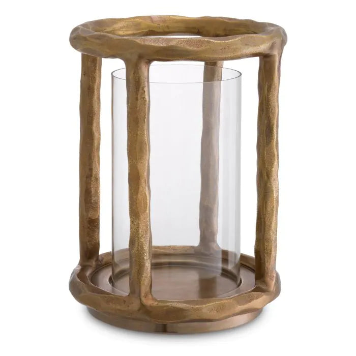 Jasper round metal flower pot medium