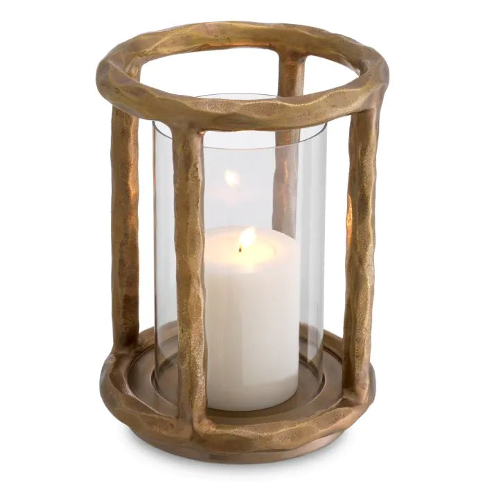 Jasper round metal flower pot medium