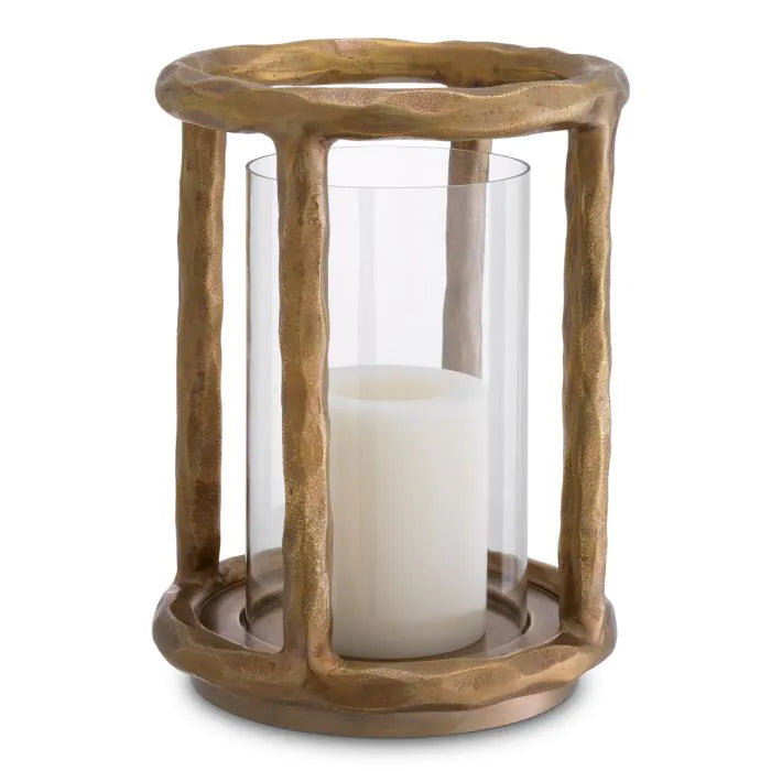 Jasper round metal flower pot medium