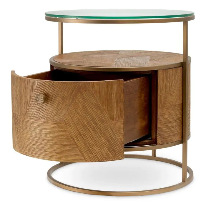 Modesto wooden bedside table
