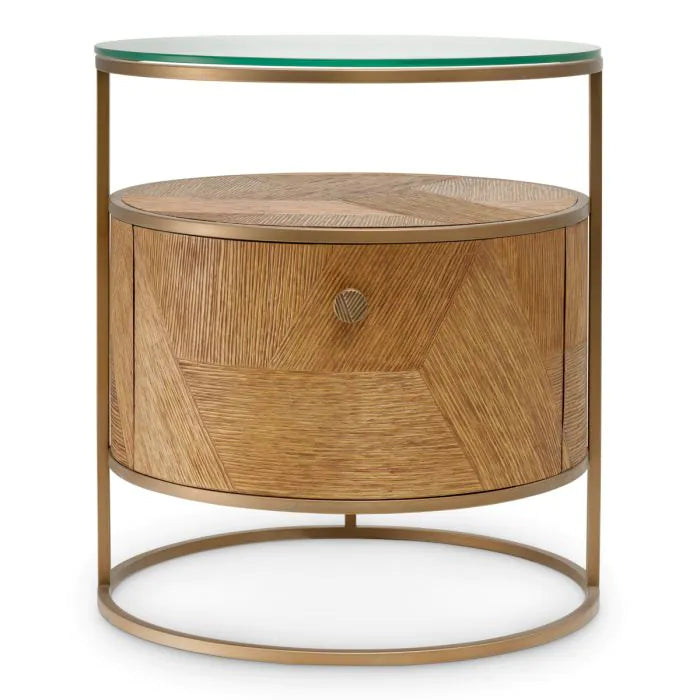 Modesto wooden bedside table
