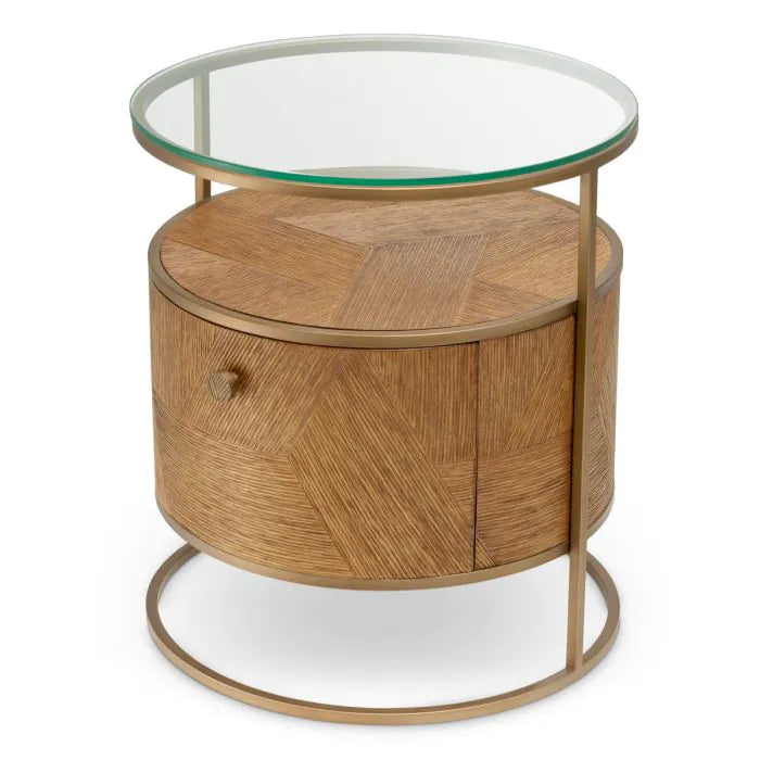 Modesto wooden bedside table