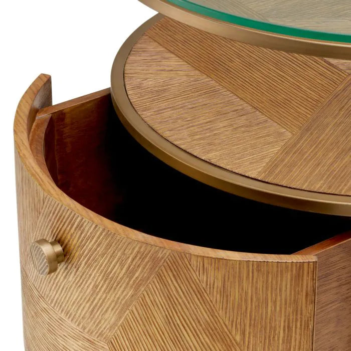 Modesto wooden bedside table