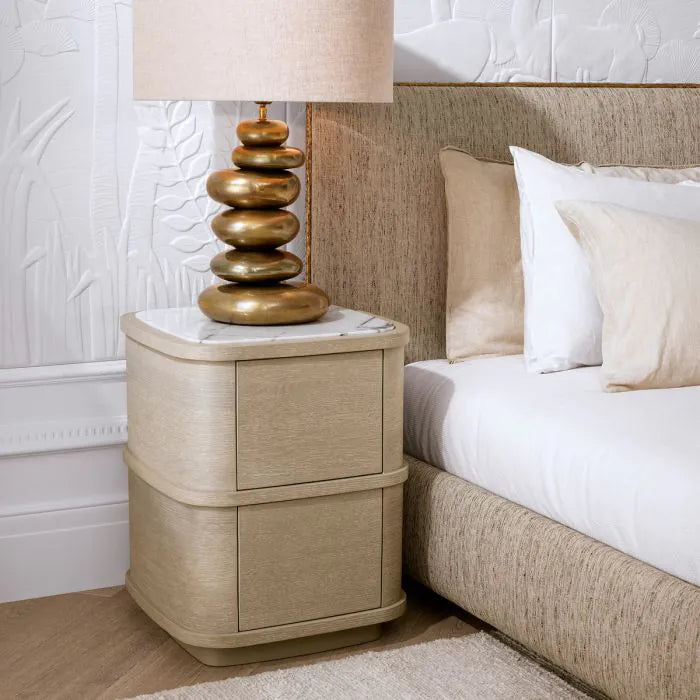Cabana wooden bedside table
