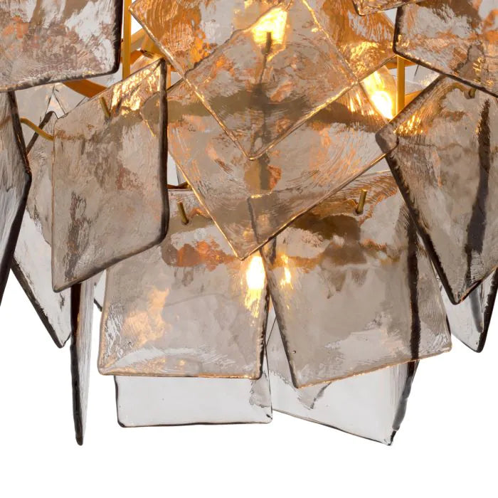 Jasper round metal flower pot medium