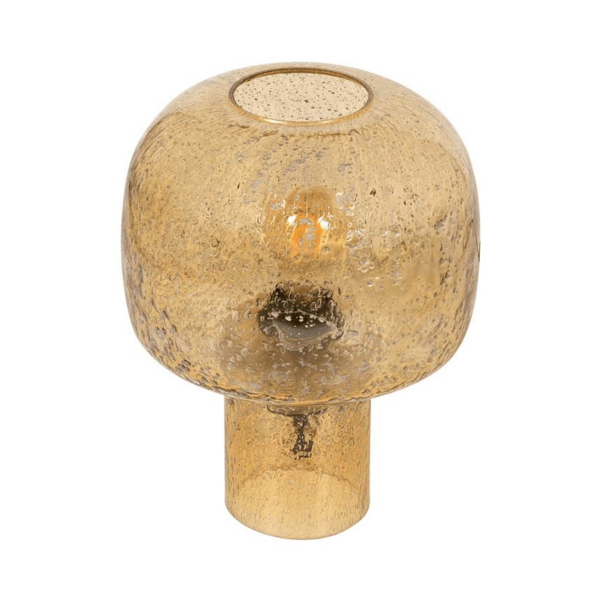 Mushroom glass table lamp