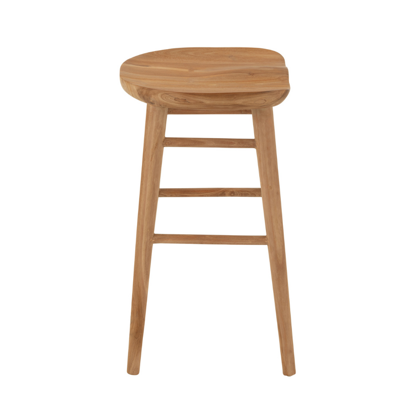 Mika wooden bar stool