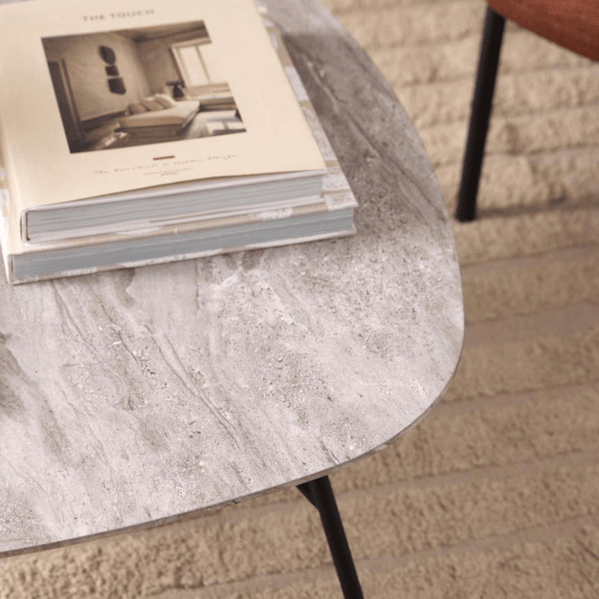 Glazed ceramic coffee table