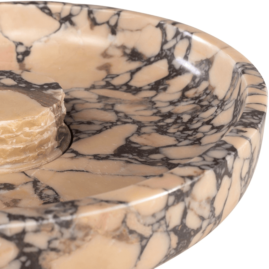 Chisel marble bowl