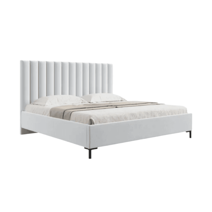 Allison bouclé bed frame 160x200