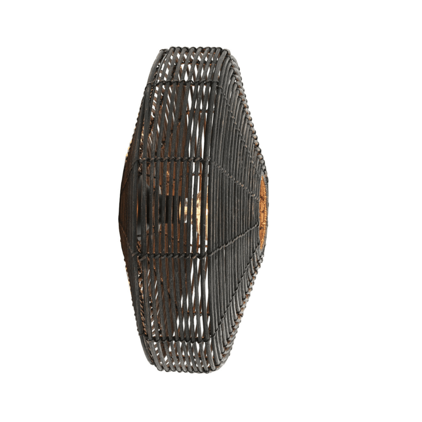 Mataka rattan wall lamp