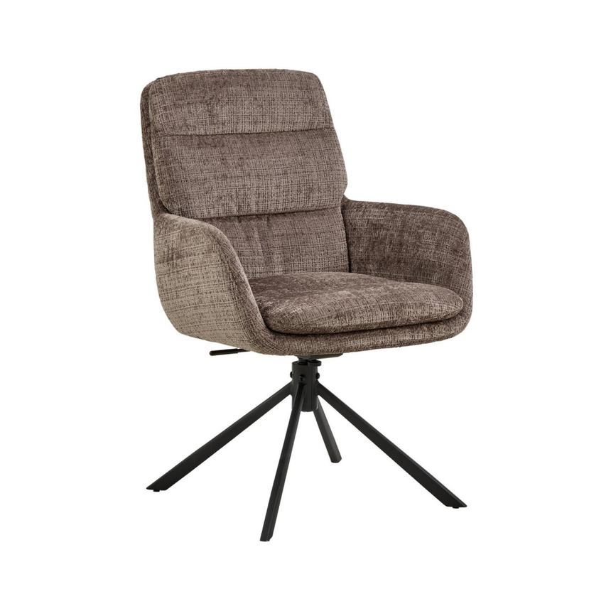 Eddie fabric swivel chair