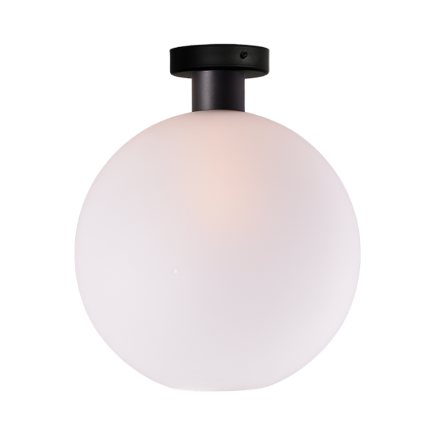 Lazise üveg csillár fekete foglalattal Ø30