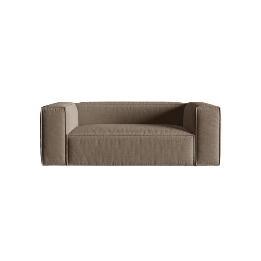 Ruby 2-seater velvet sofa