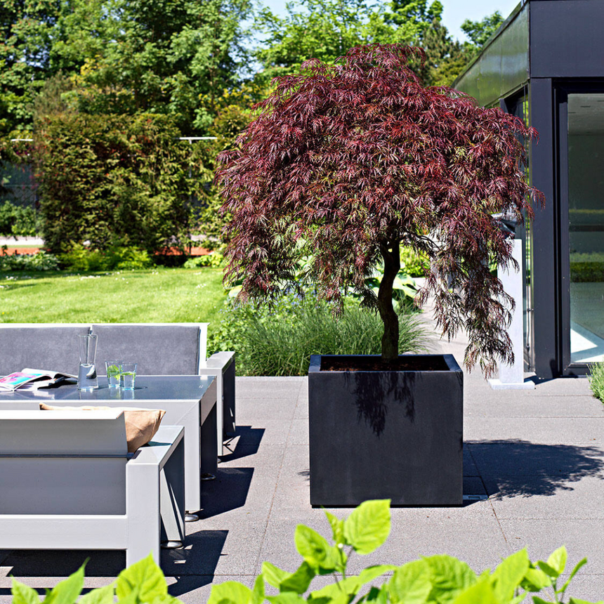 Jumbo kő virágtartó 70x70