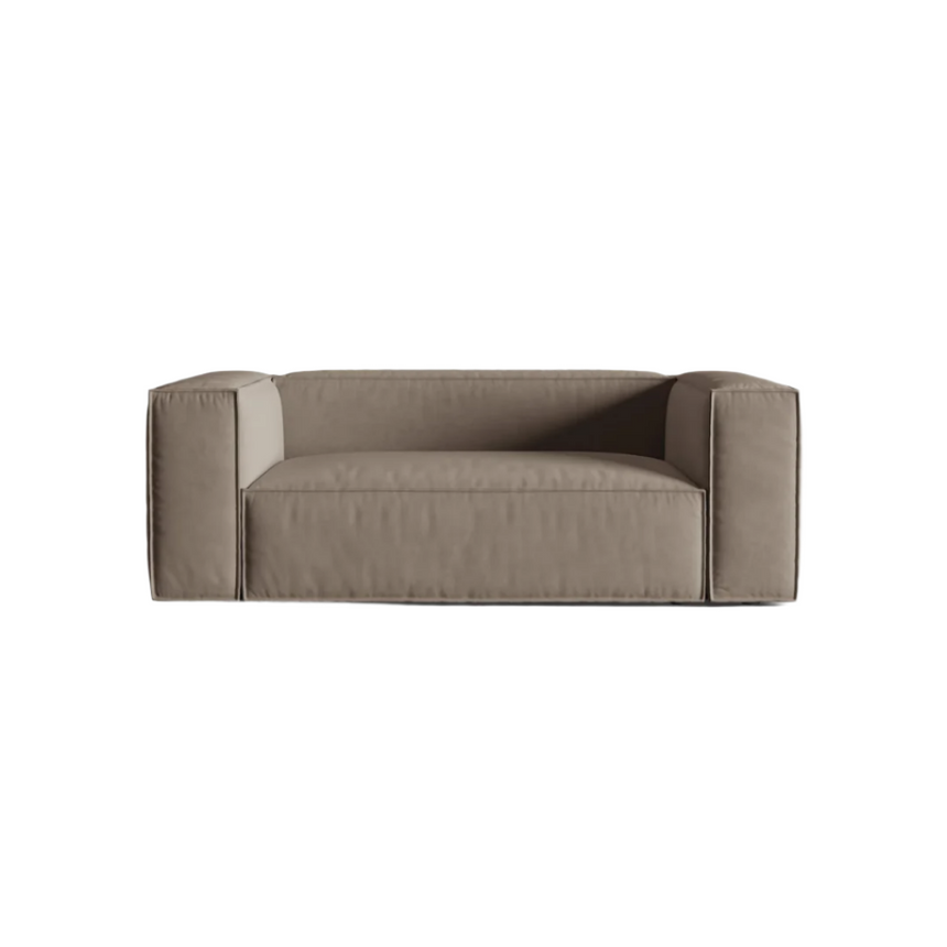 Ruby 2-seater velvet sofa